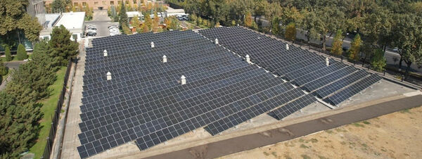 Solar Panels in the Building of the Cabinet of Ministers Uzbekistan.jpg